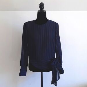 COPY - J.Crew Sash waisted blouse